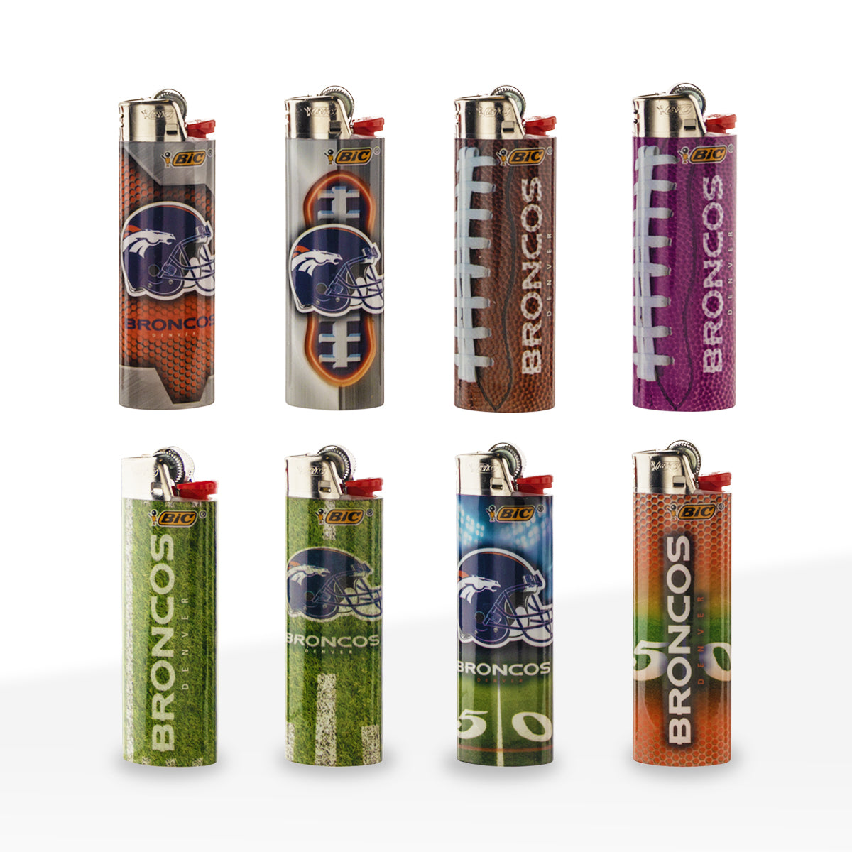 BIC® | 'Retail Disply' NFL Denver Broncos Special Edition Lighters | 50 Count Lighters BIC