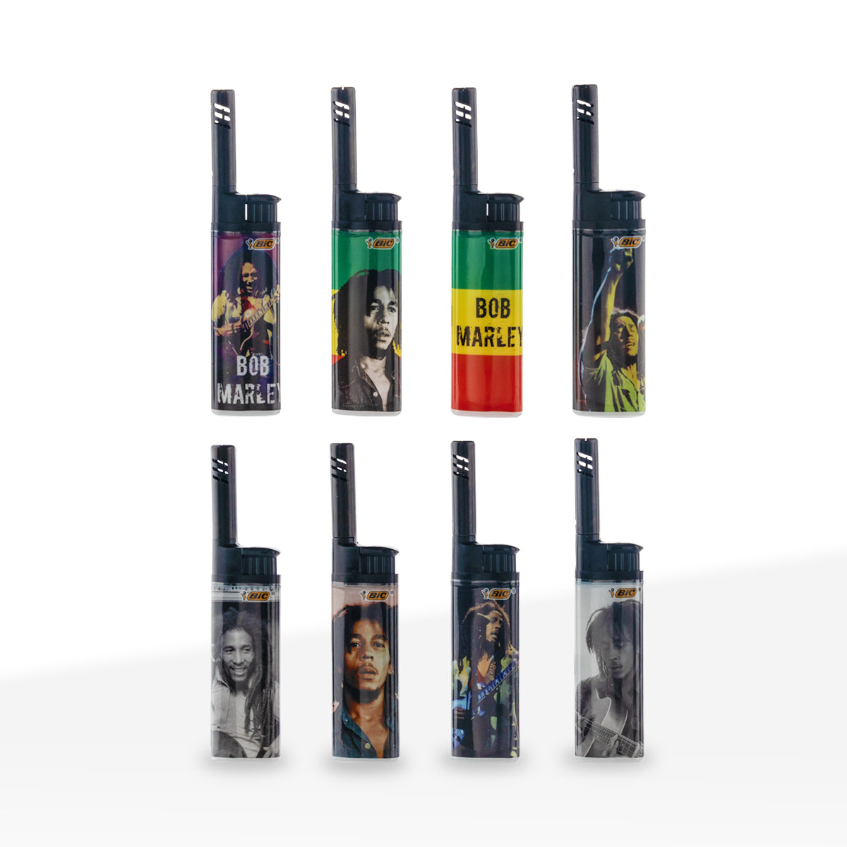 BIC® | 'Retail Display' EZ Reach Bob Marley Special Edition Lighters | 40 Count Lighters BIC