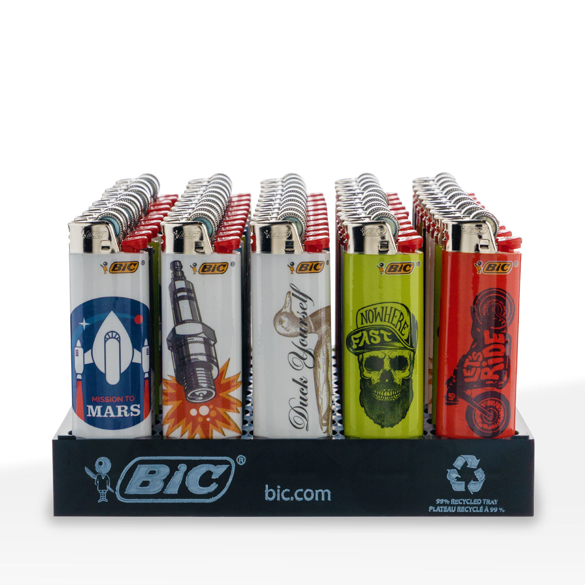 BIC® | 'Retail Display' Good Vibes Special Edition Lighters | 50 Count Lighters BIC   
