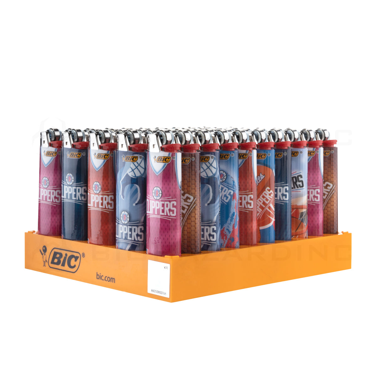 BIC® | 'Retail Display' NBA L.A. Clippers Special Edition Lighters | 50 Count Lighters BIC