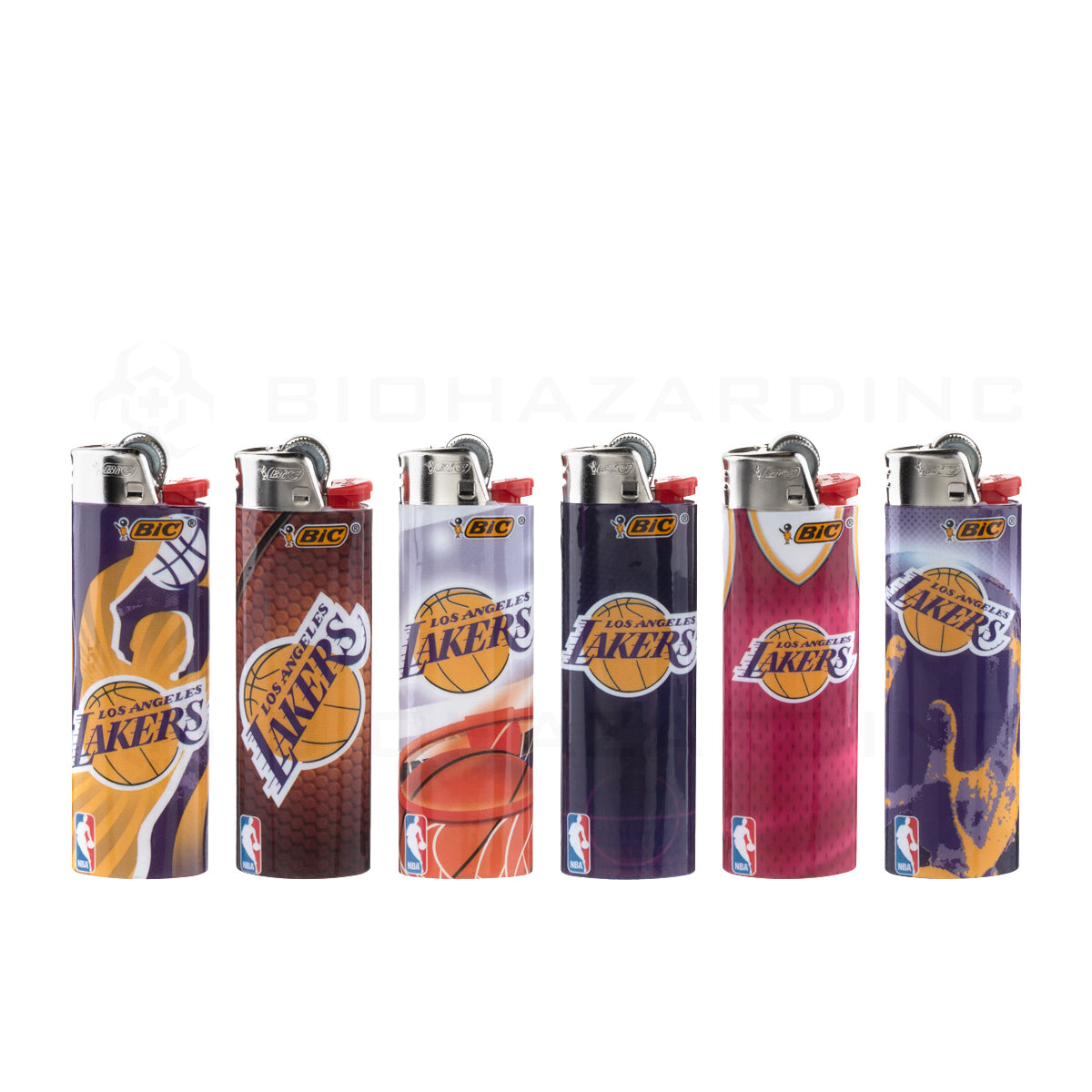 BIC® | 'Retail Display' NBA L.A. Lakers Special Edition Lighters | 50 Count Lighters BIC   