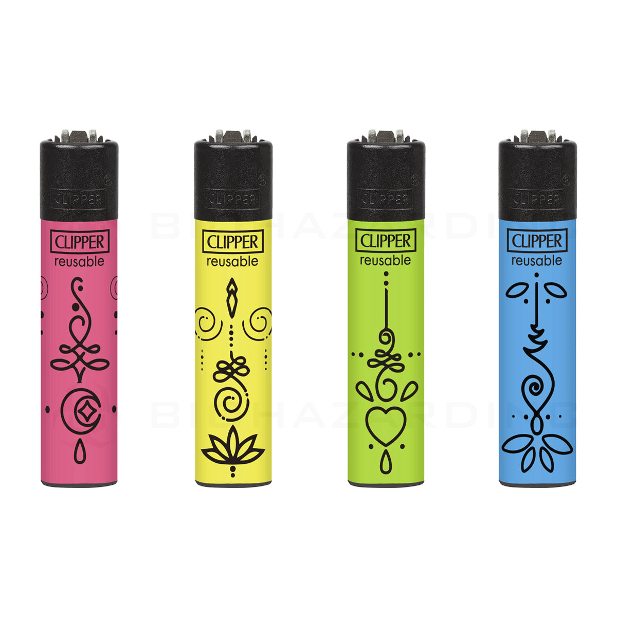 Clipper® | 'Retail Display' Tattoo Lighters | 48 Count Lighters Clipper