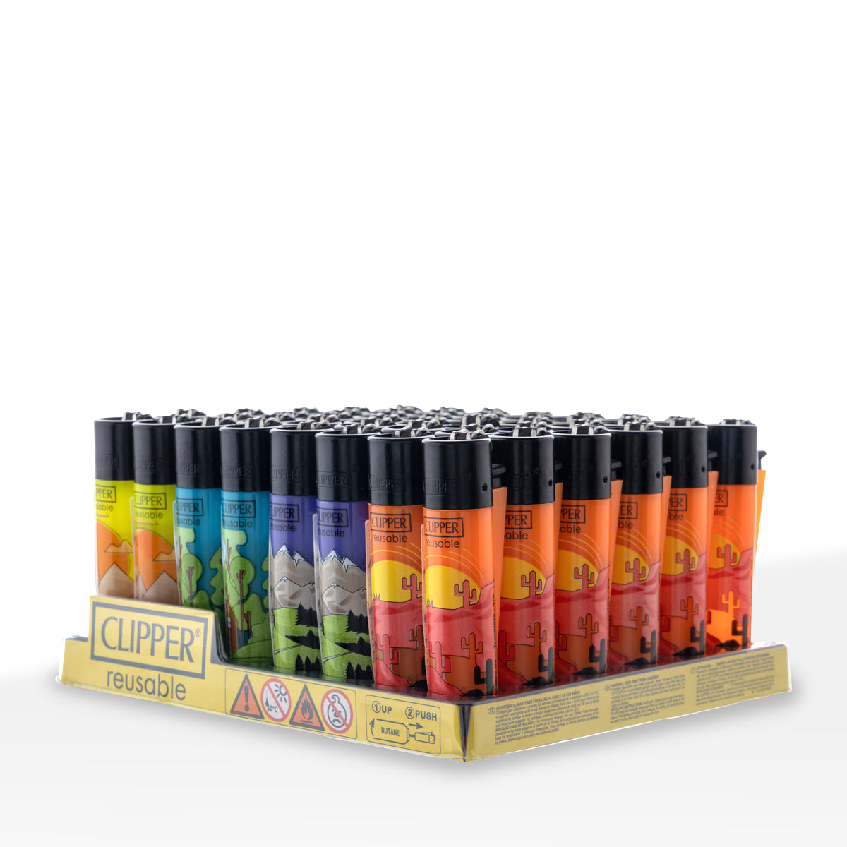 Clipper® | 'Retail Display' Travelers Lighters | 48 Count Lighters Clipper