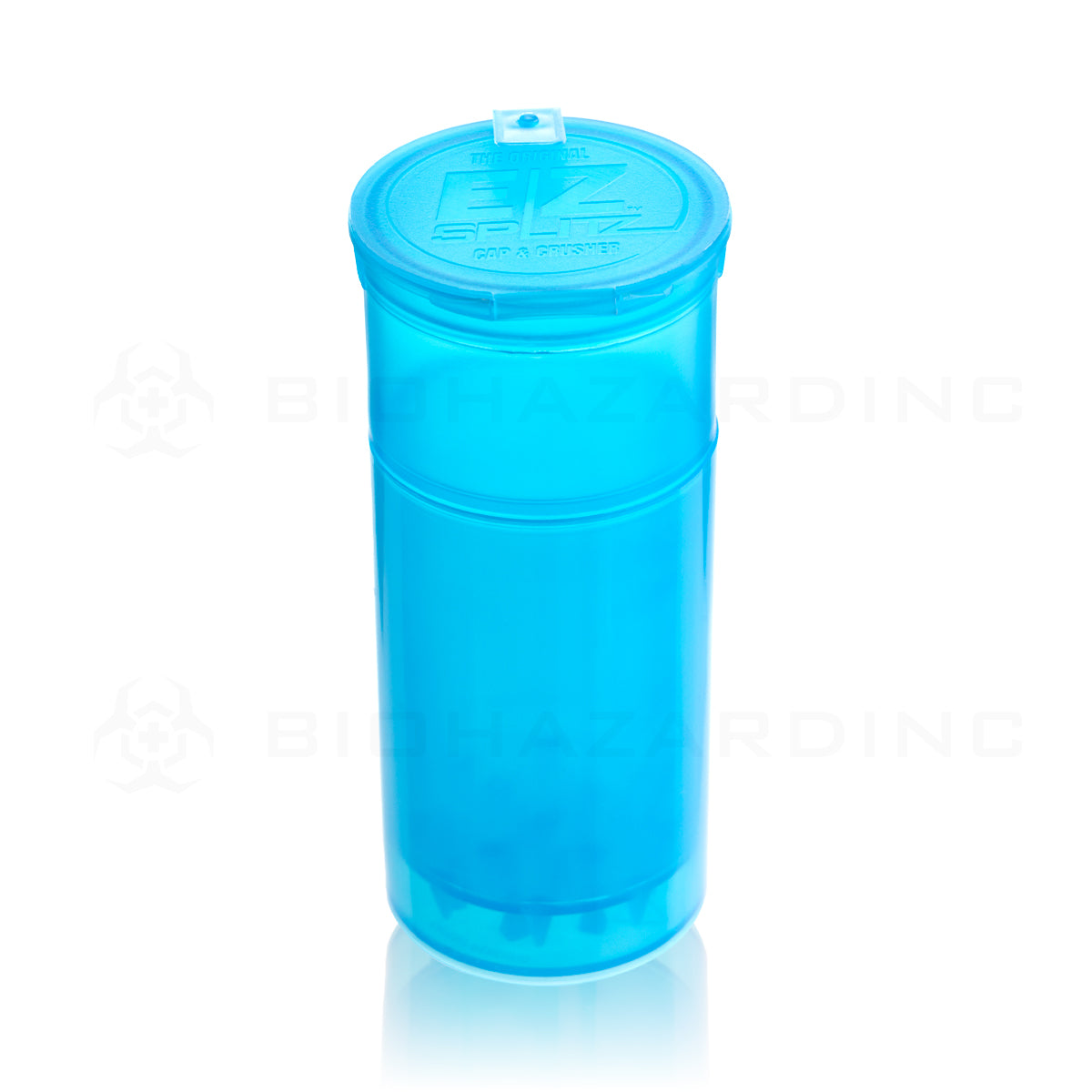 EZ Splitz | Cap & Crusher Pop Top Bottle + Built-in Grinder | 3.5 Grams - 20 Count Grinder EZ Splitz