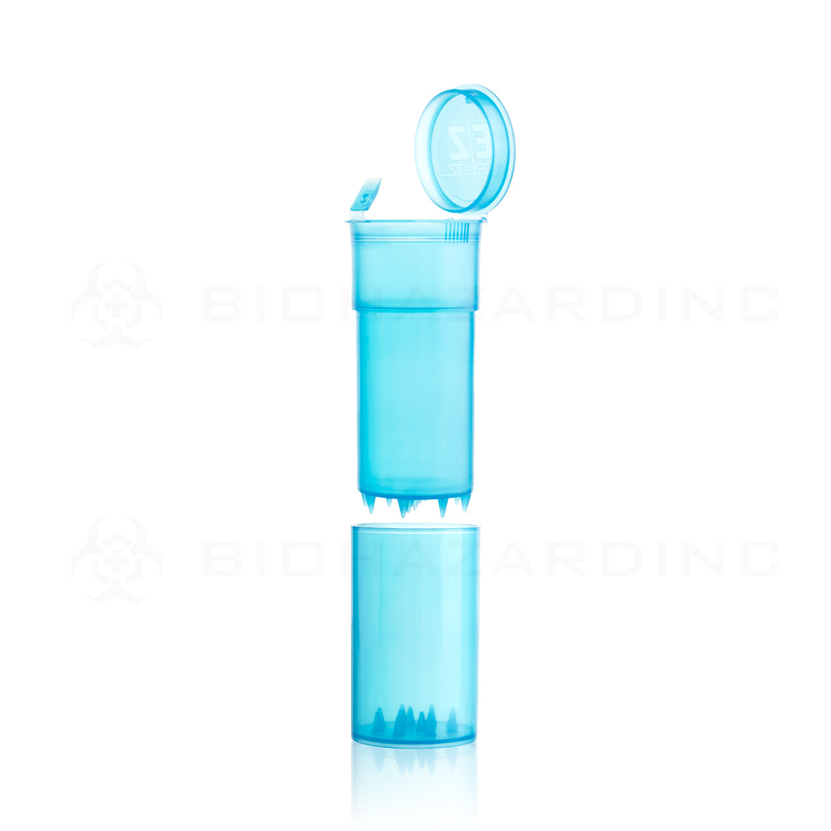 EZ Splitz | Cap & Crusher Pop Top Bottle + Built-in Grinder | 3.5 Grams - 20 Count Grinder EZ Splitz