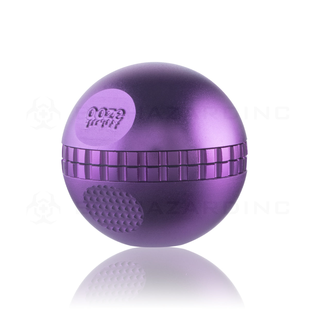 OOZE® | Saturn Globe Magnetic Grinder | 4 Piece - Purple Metal Grinder Ooze