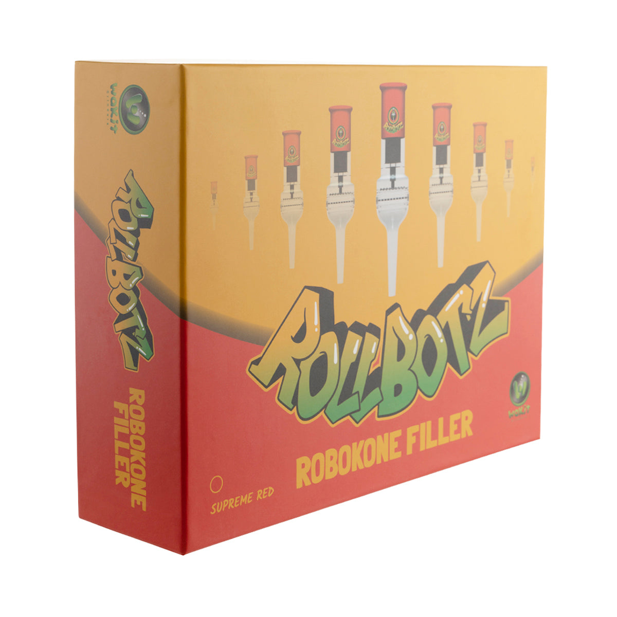 RollBotz | Grinder and Cone Filler |  3 Piece - 75mm - Various Colors Grinder Biohazard Inc   