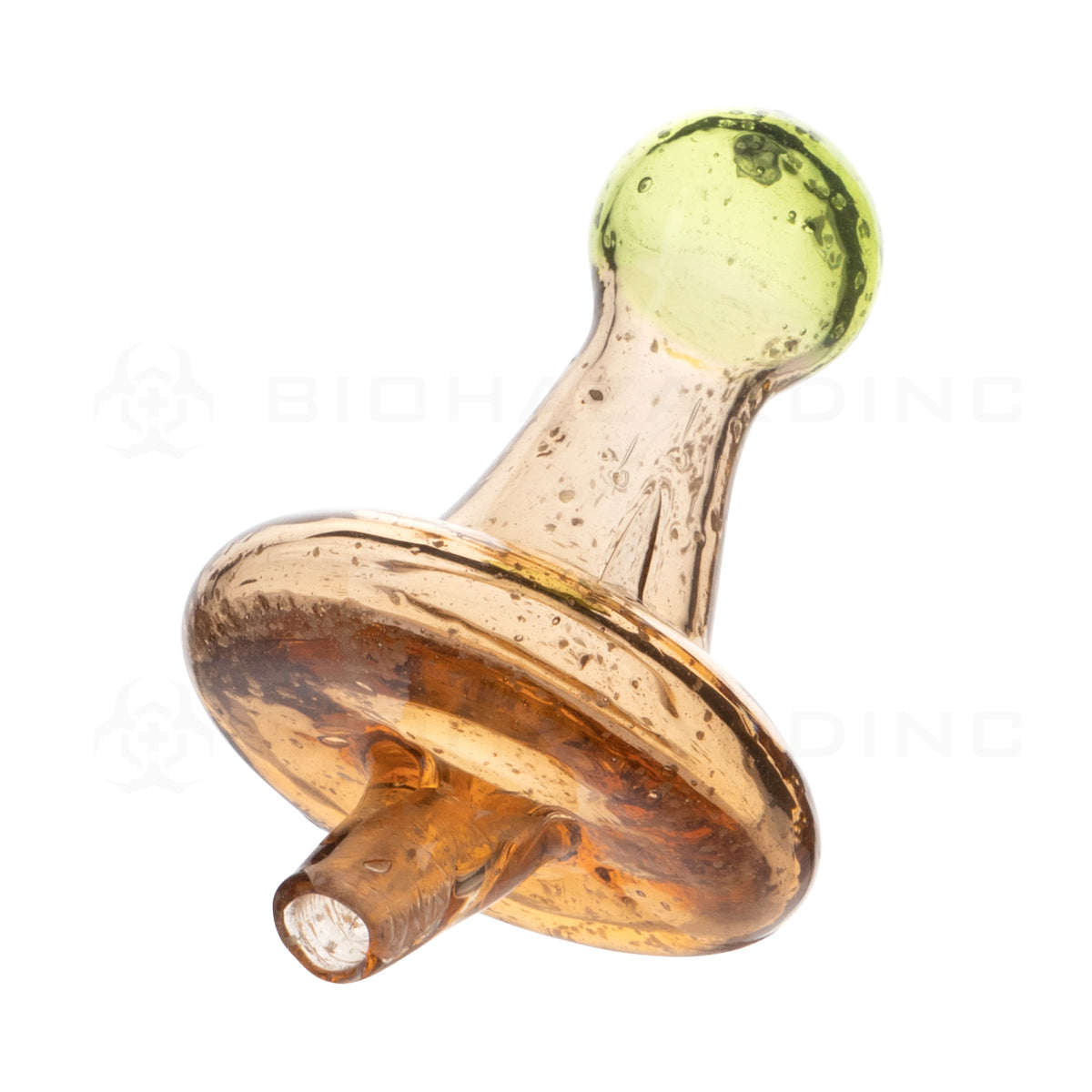 Carb Cap | Glow In the Dark Directional Carb Cap | Amber Carb Cap Biohazard Inc