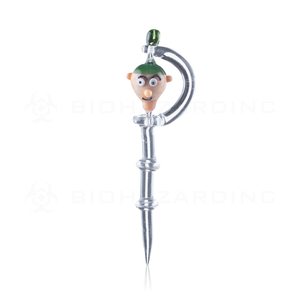 Dab Tools | Toothpick Glass Dabbing Tool | 5" - Funny Face Dab Stick Tool Biohazard Inc