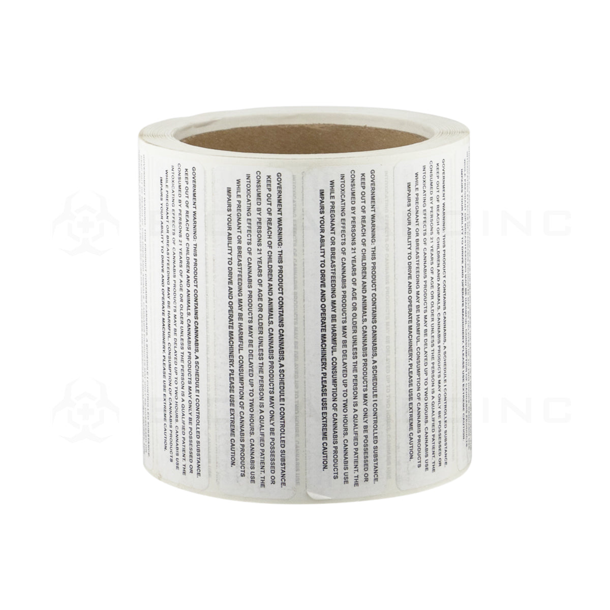 California | CA Government Warning Labels | 1" x 4" | 1000 Count Compliance Labels Biohazard Inc