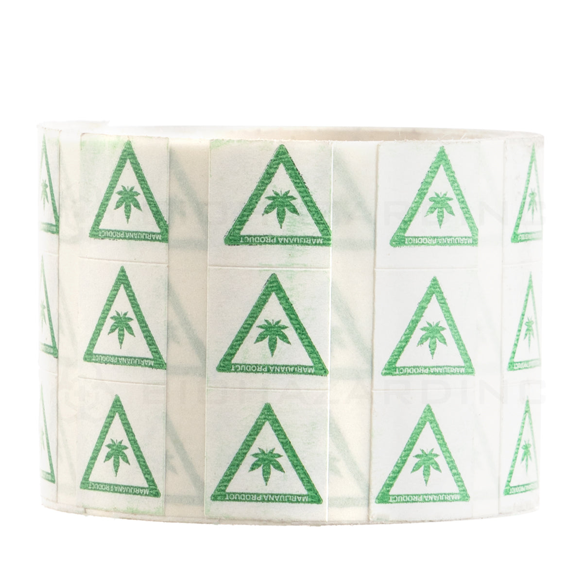 Michigan | MI Universal Symbol for Marijuana Labels | .375 in X .375 in - 1000 Count Biohazard Inc