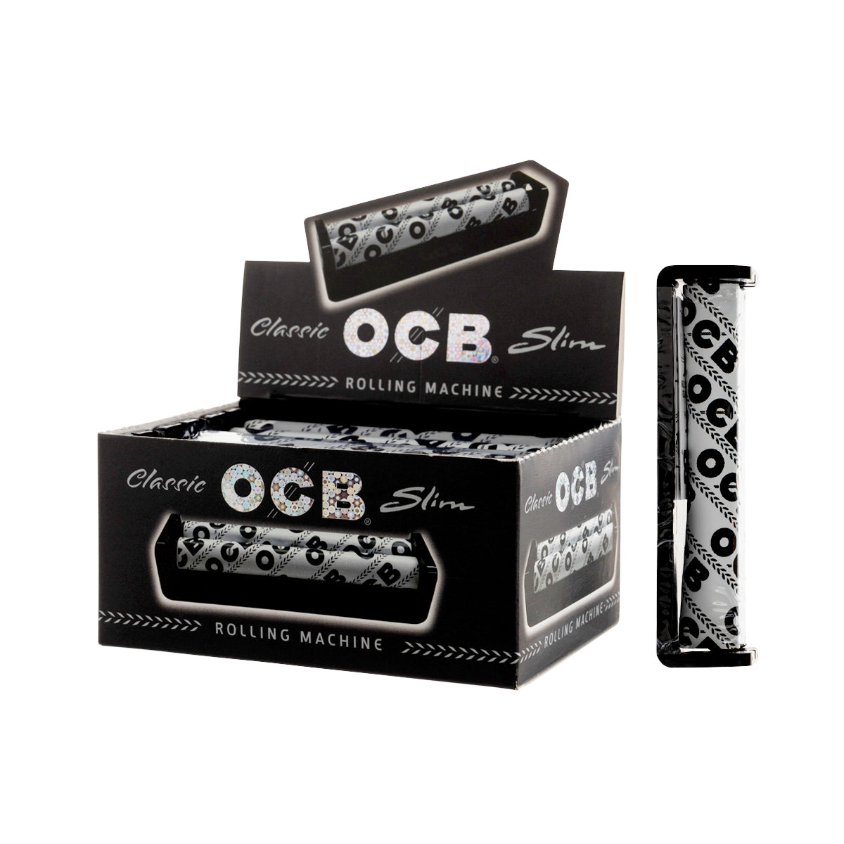 OCB® | 'Retail Display' Classic Rolling Machine King Slim Size | 110mm - 6 Count Rolling Machine OCB