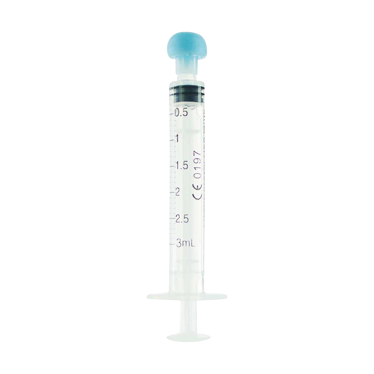 Concentrate Syringe | Oral Concentrate Syringes | 3mL - 0.5mL Increments - 100 Count Syringe Biohazard Inc