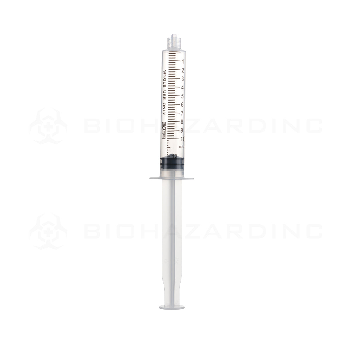 Luer Lock | Concentrate Plastic Syringe | 10ml - 1ml Increments - 100 Count Syringe Biohazard Inc
