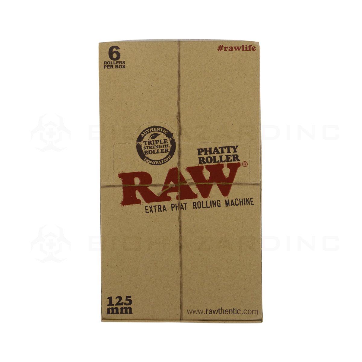 RAW® | 'Retail Display' Rolling Machine Phatty Size | 125mm - 6 Count Rolling Machine Raw