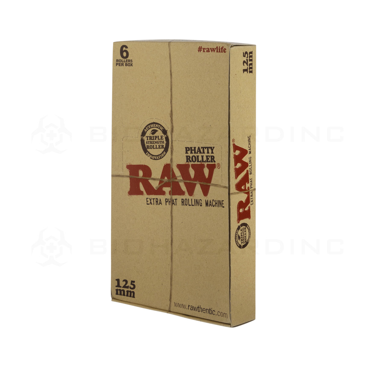 RAW® | 'Retail Display' Rolling Machine Phatty Size | 125mm - 6 Count Rolling Machine Raw