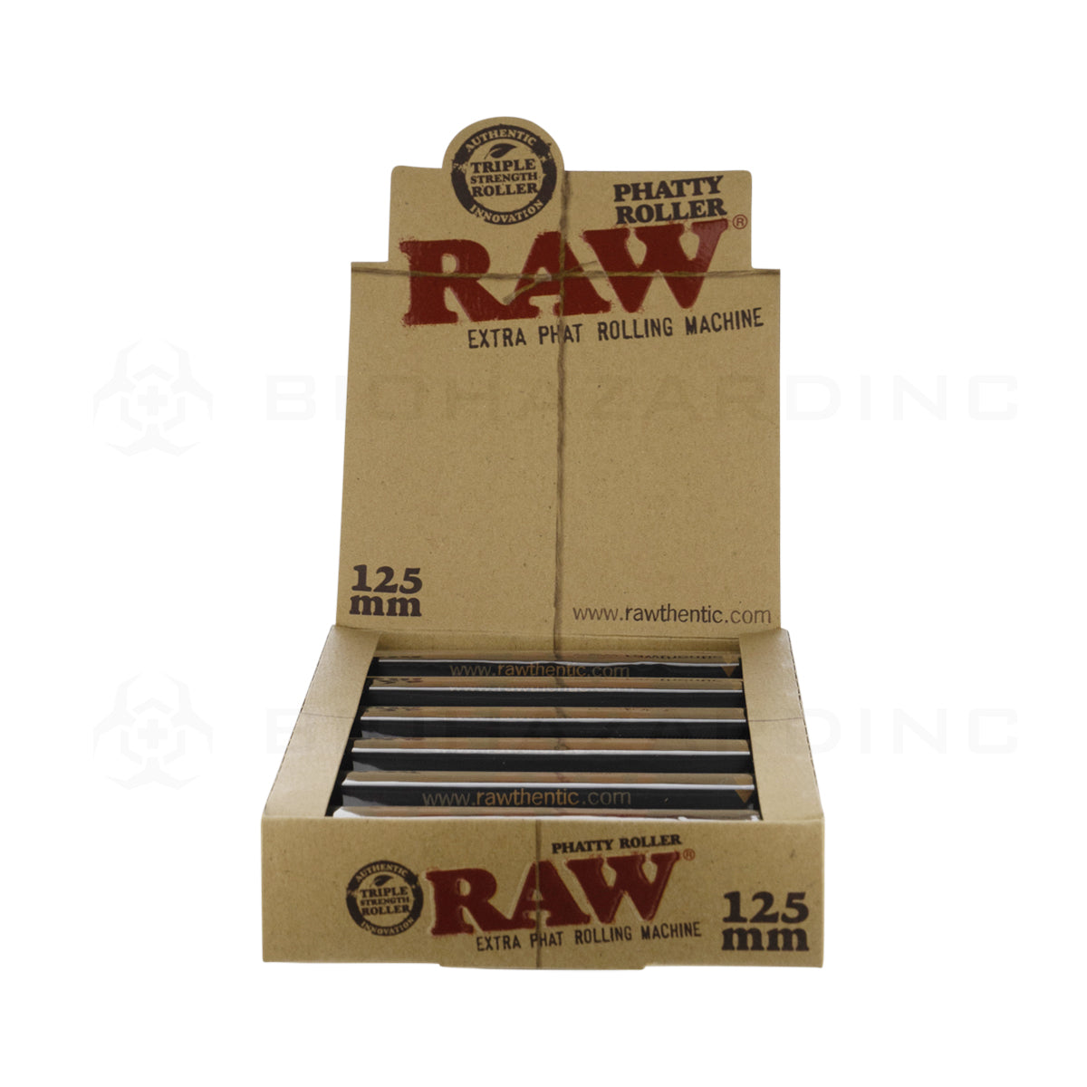 RAW® | 'Retail Display' Rolling Machine Phatty Size | 125mm - 6 Count Rolling Machine Raw