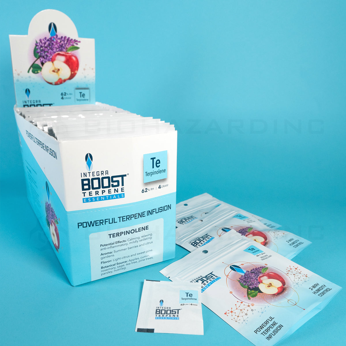 Integra™ | Boost Wholesale Terpene Humidity Packs | 4 Grams - 62% - 48 Count - Various Terpenes Humidity Pack Integra Terpinolene