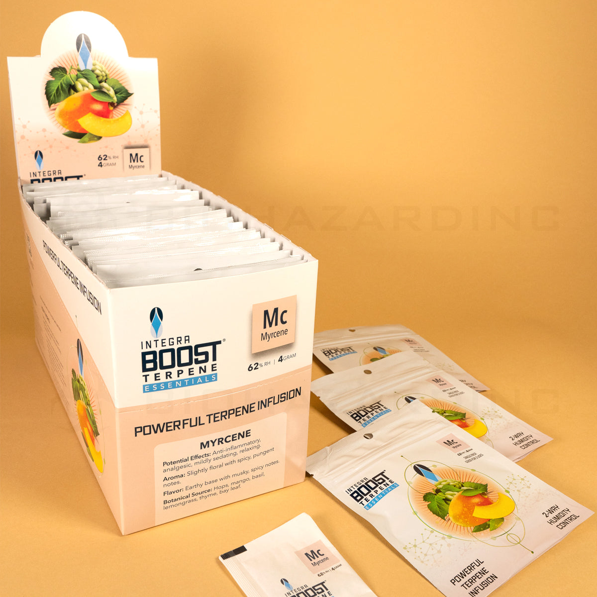 Integra™ | Boost Wholesale Terpene Humidity Packs | 4 Grams - 62% - 48 Count - Various Terpenes Humidity Pack Integra Myrcene