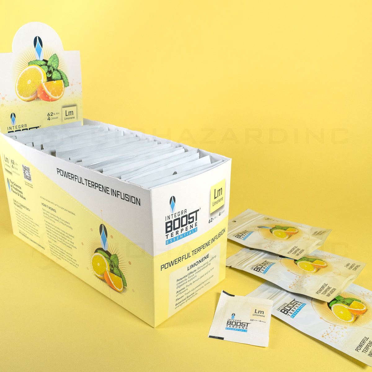 Integra™ | Boost Wholesale Terpene Humidity Packs | 4 Grams - 62% - 48 Count - Various Terpenes Humidity Pack Integra Limonene