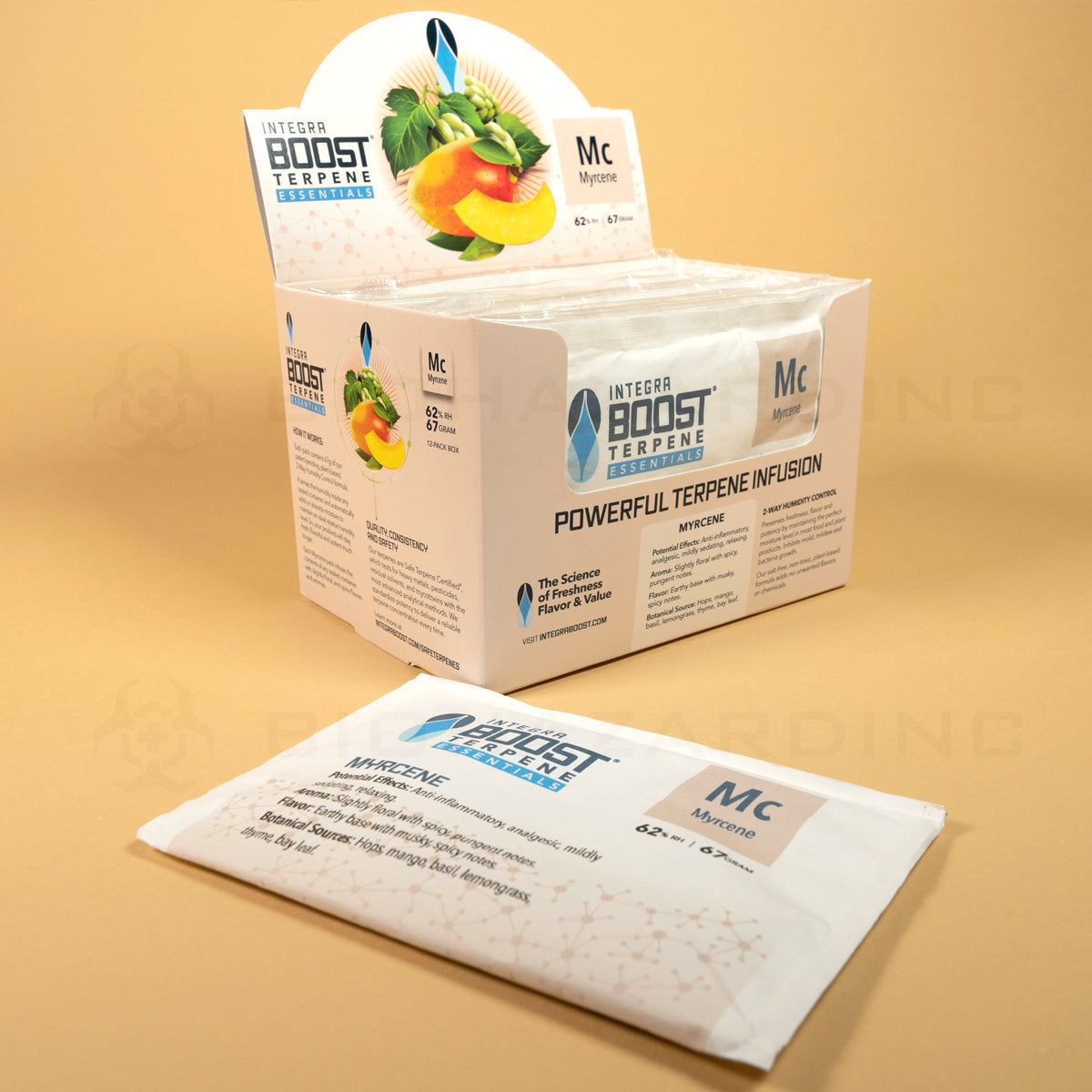 Integra™ | Boost Wholesale Large Terpene Humidity Packs | 67 Grams - 62% - 12 Count - Various Terpenes Humidity Pack Integra