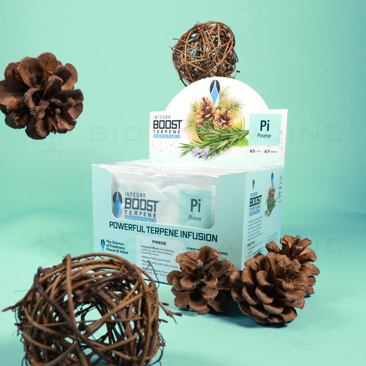 Integra™ | Boost Wholesale Large Terpene Humidity Packs | 67 Grams - 62% - 12 Count - Various Terpenes Humidity Pack Integra