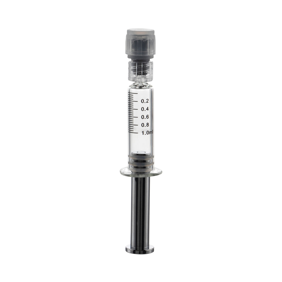Luer Lock | Concentrate Glass Syringe w/ Metal Plunger | 1mL - 100 Count Biohazard Inc