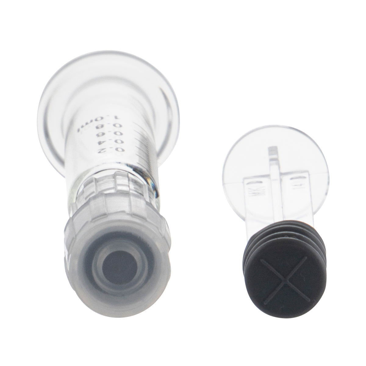 Luer Lock | Concentrate Glass Syringe w/ Plastic Plunger | 1mL - 100 Count Biohazard Inc