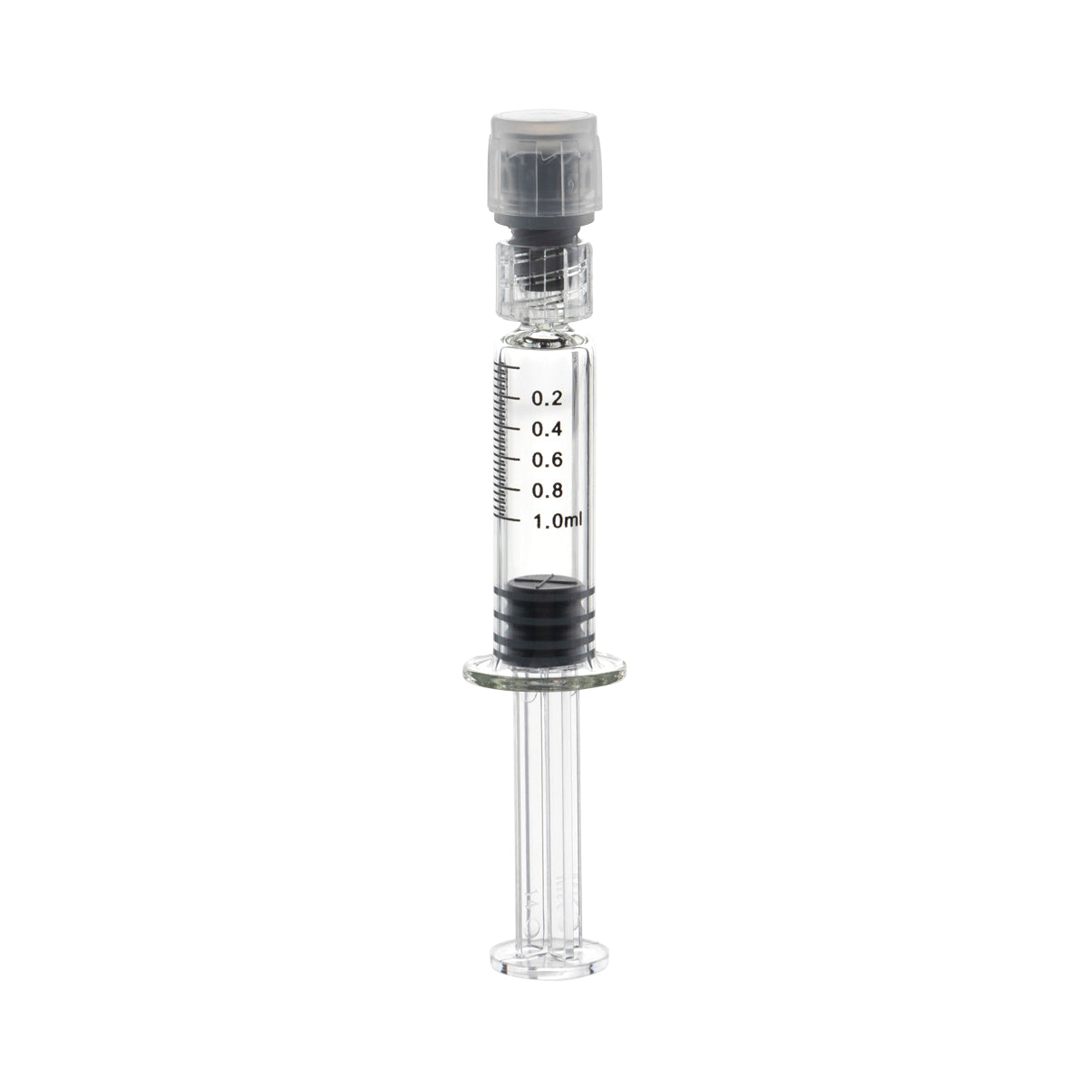 Luer Lock | Concentrate Glass Syringe w/ Plastic Plunger | 1mL - 100 Count Biohazard Inc
