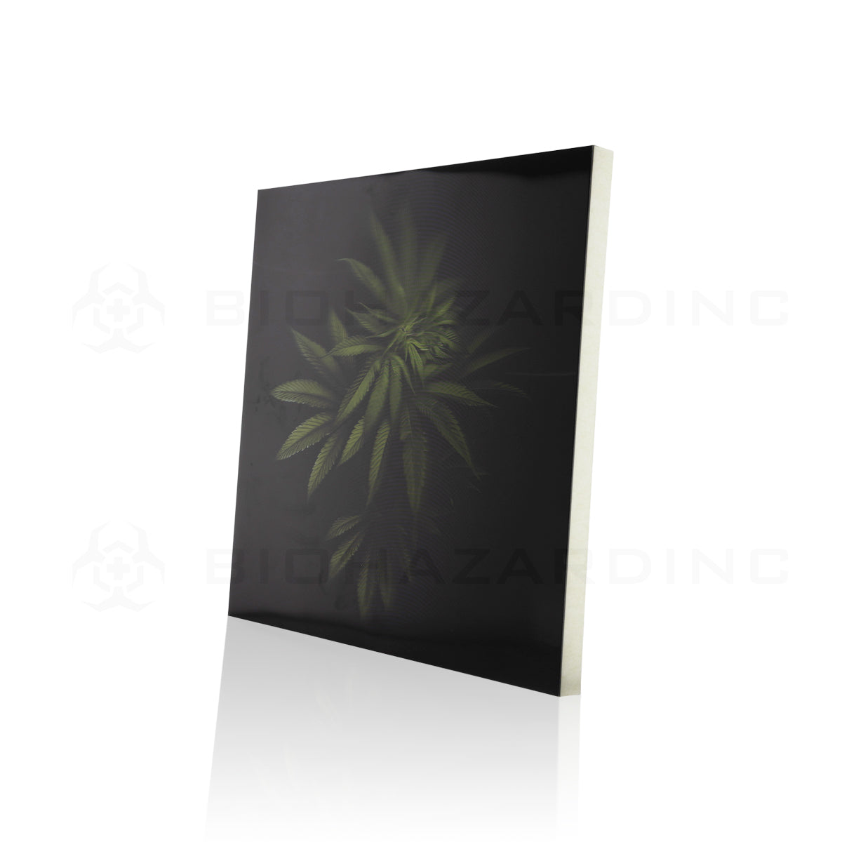 Wall Art | lenticular 3D - Leaves Green | 16" x 16" Wall Art Biohazard Inc