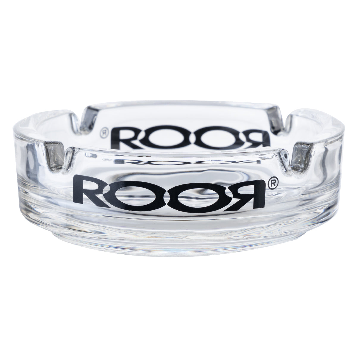 RooR® | Ashtray Glass | 4.25" - Various Colors Ashtray Biohazard Inc Black  