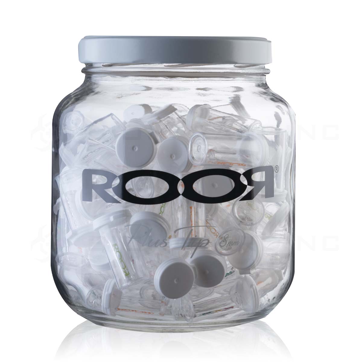 RooR® | 'Retail Display' Glass Tips | 75 Count - Various Sizes Glass Tips Roor 8mm
