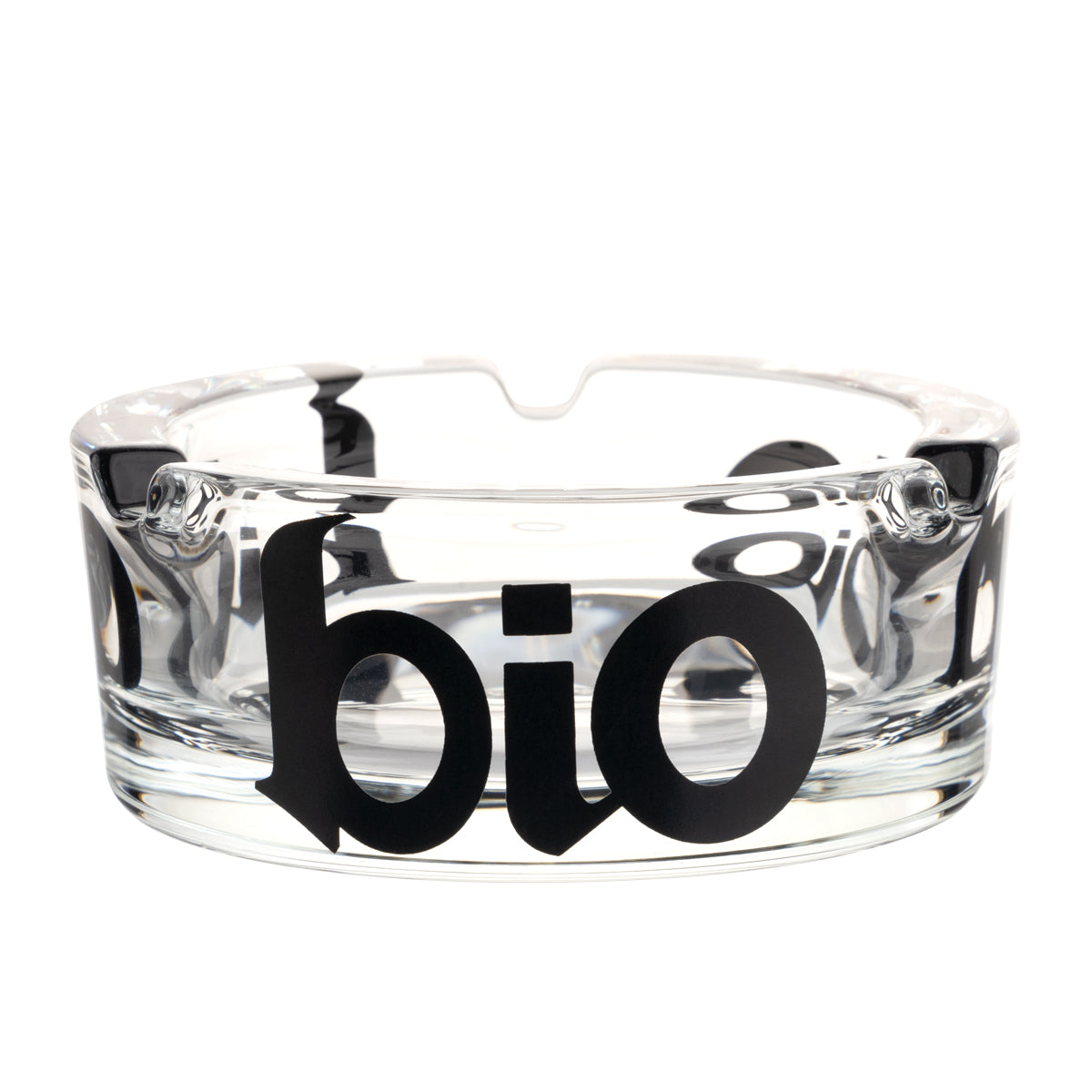 BIO Glass | Classic Ashtray | 3" - Various Colors Ashtray Biohazard Inc Black