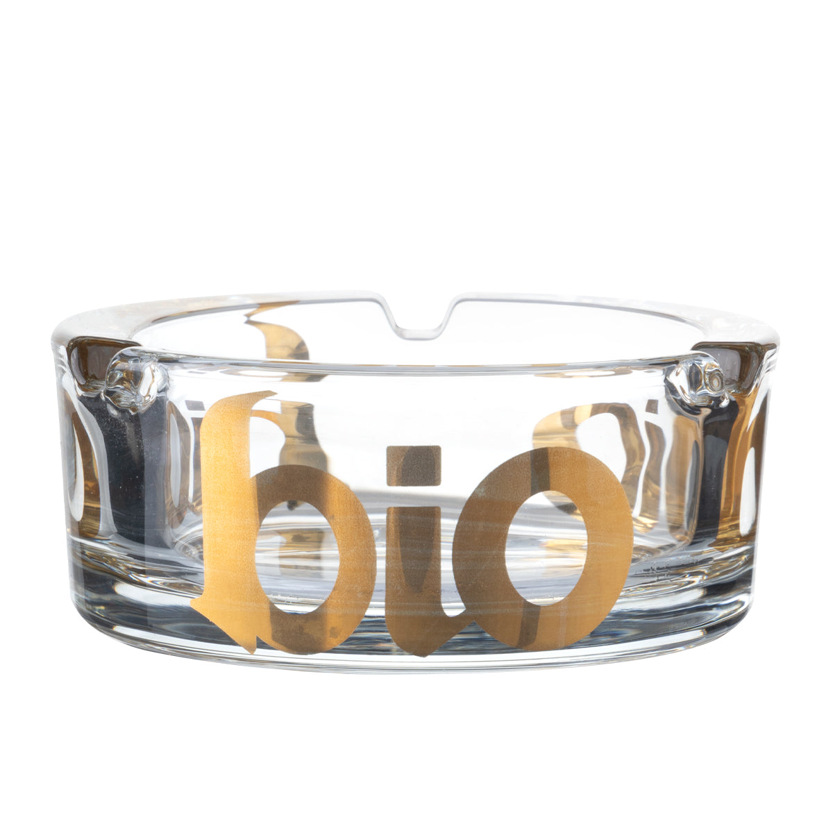 BIO Glass | Classic Ashtray | 3" - Various Colors Ashtray Biohazard Inc Gold