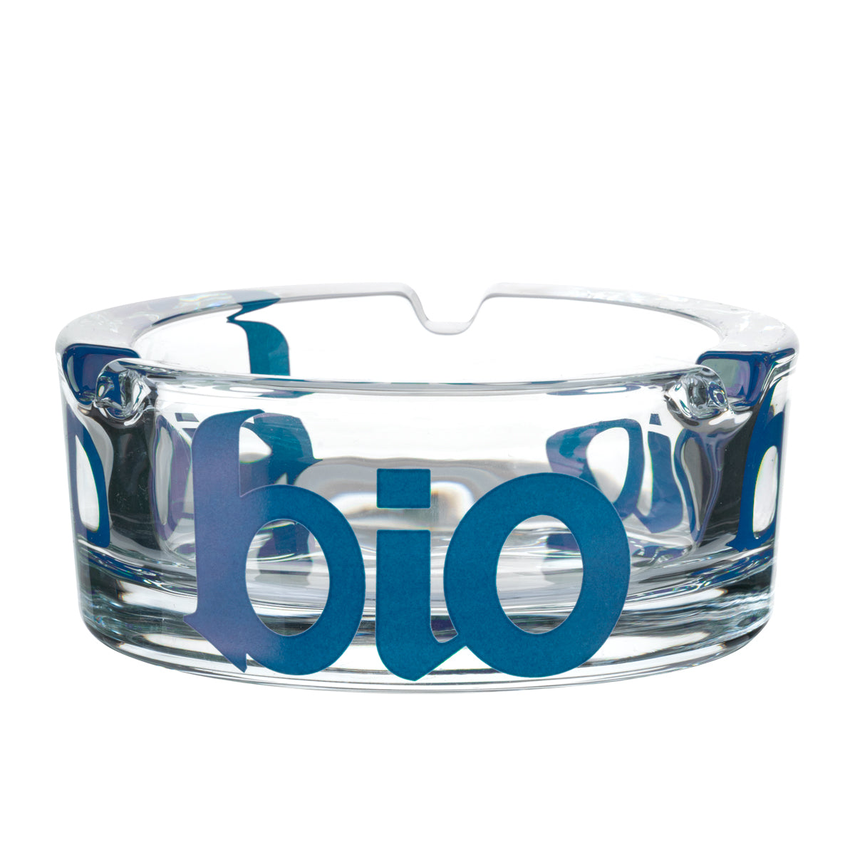 BIO Glass | Classic Ashtray | 3" - Various Colors Ashtray Biohazard Inc Blue