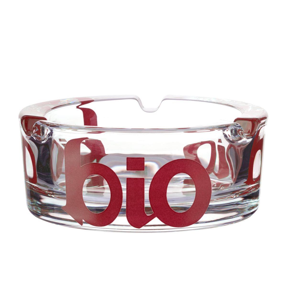 BIO Glass | Classic Ashtray | 3" - Various Colors Ashtray Biohazard Inc Red