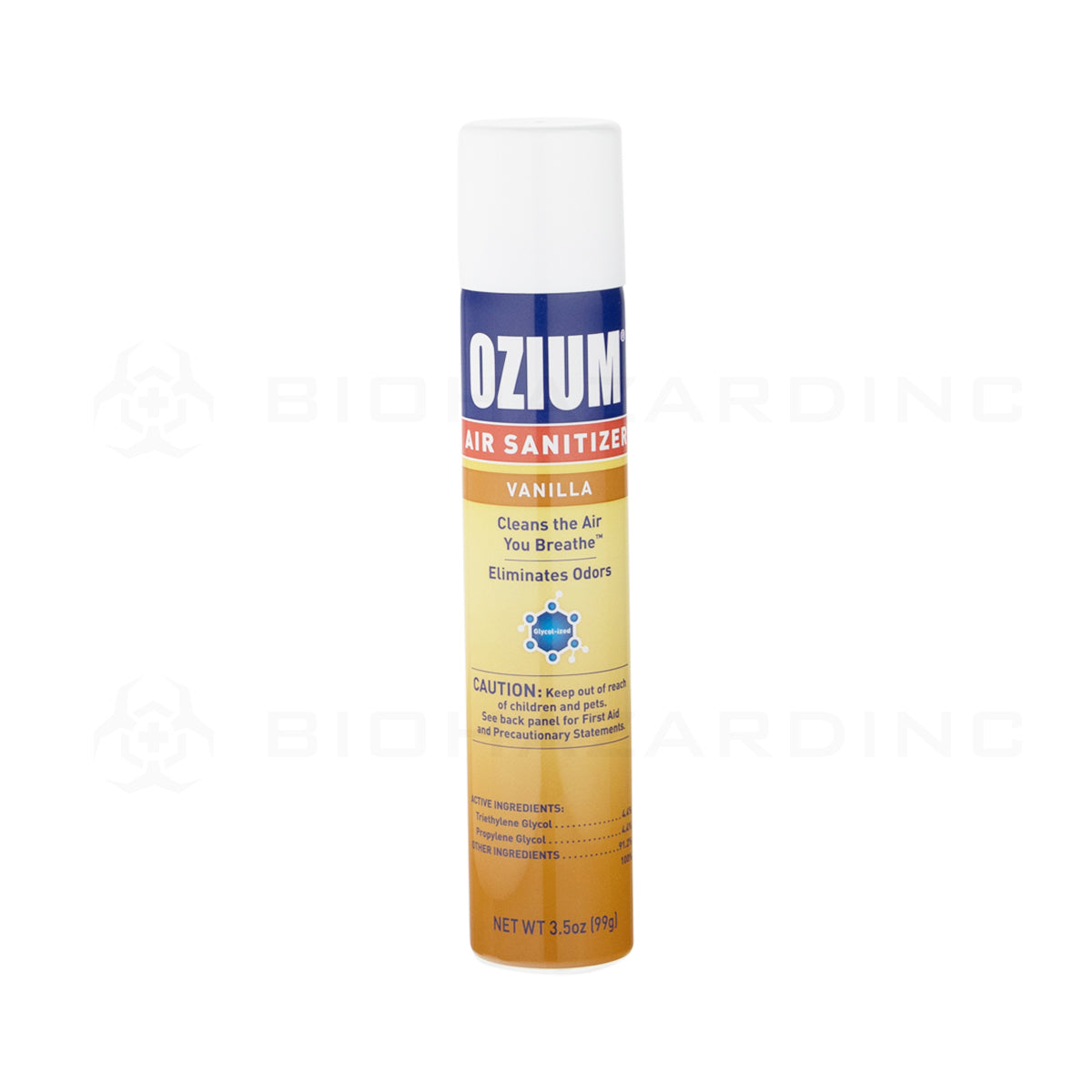 OZIUM® | Vanilla Scent Air Sanitizer - 3.5oz Air Freshener Biohazard Inc
