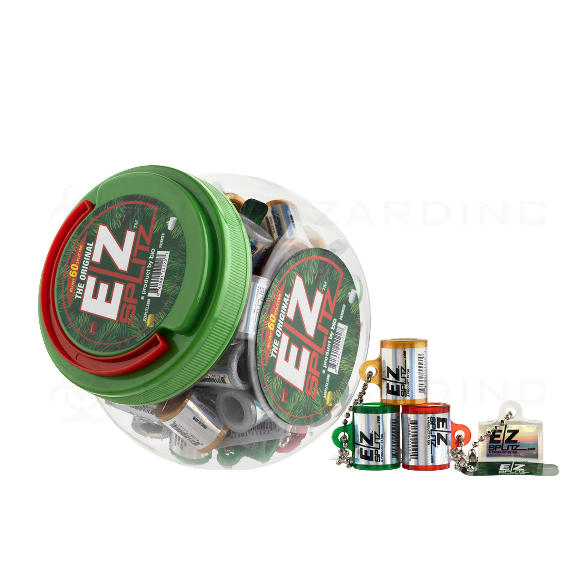 EZ Splitz | 'Retail Display' Cigarillo Blunt Splitter - Holiday Edition | Small - 60 Count Blunt Splitter EZ Splitz