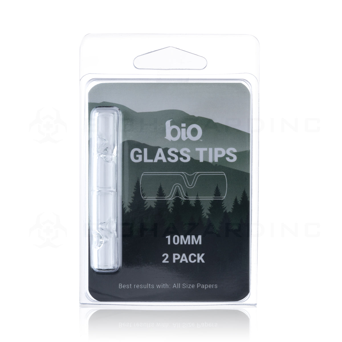 BIO Glass | 'Retail Display' 2 Poke Glass Tips | 100 Count - Various Sizes Glass Tips Biohazard Inc 10mm  