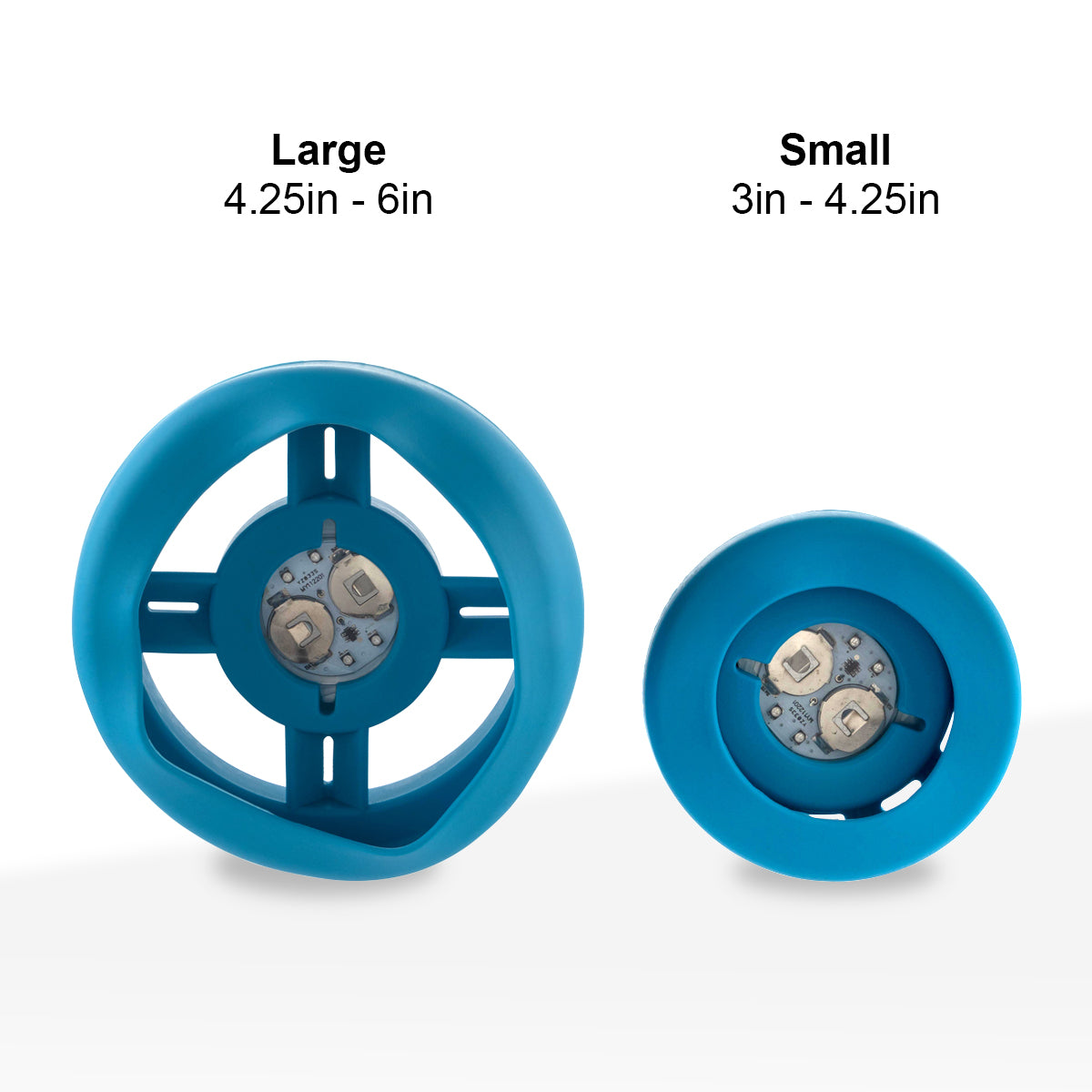 Glow Guard | LED Silicone Sleeve | 2 Pack - Small + Large - Various Colors Bong Accessory Glow Guard