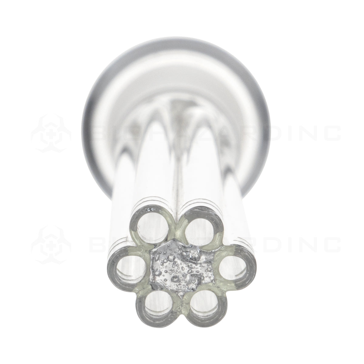 Downstem | Low Pro 6-Arm Tree - 19mm Joint / 14mm Bowl | Clear Downstem Biohazard Inc