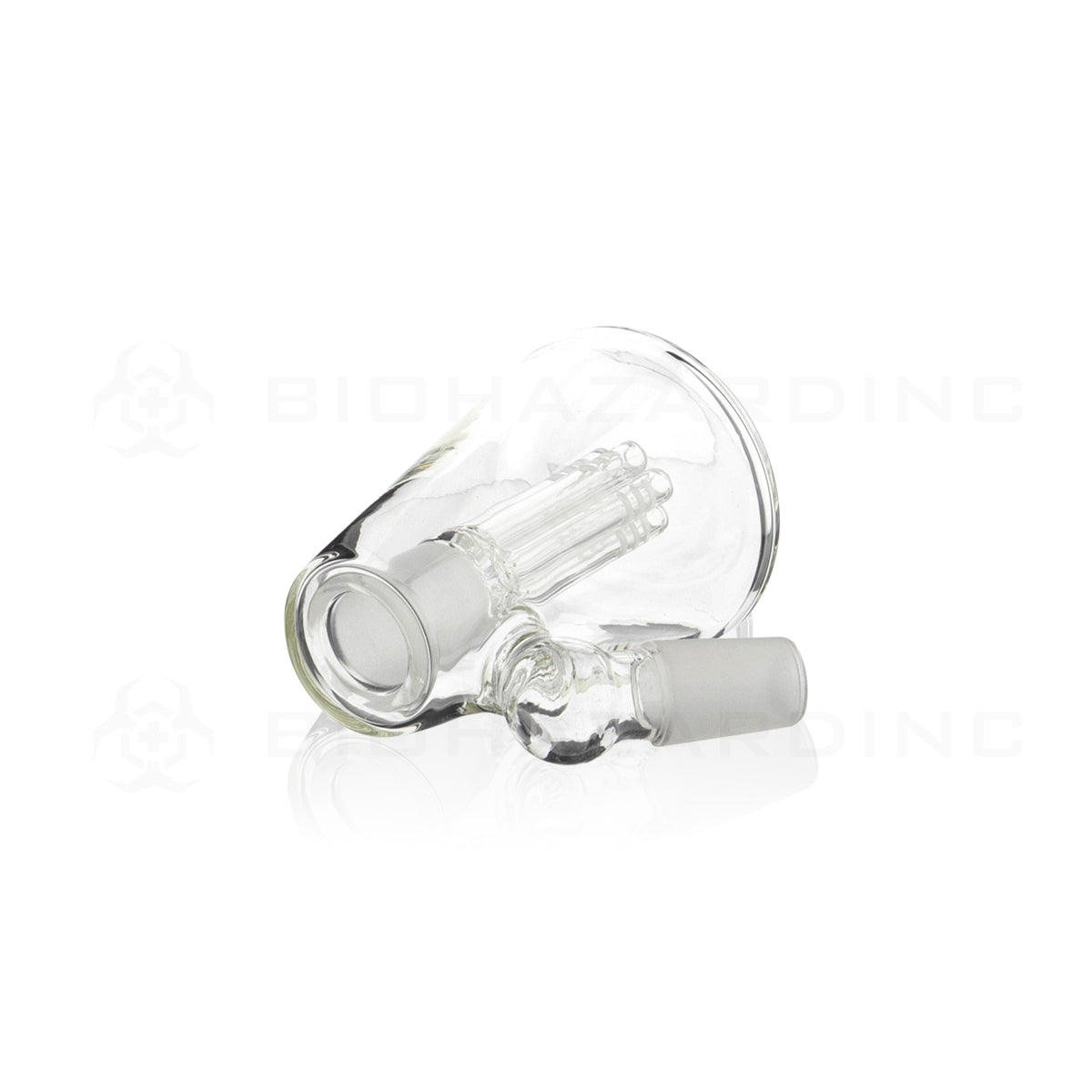 Ashcatcher | 6-Arm Tree Percolator Beaker | 4" - 19mm/19mm - 45° Ash Catcher Biohazard Inc