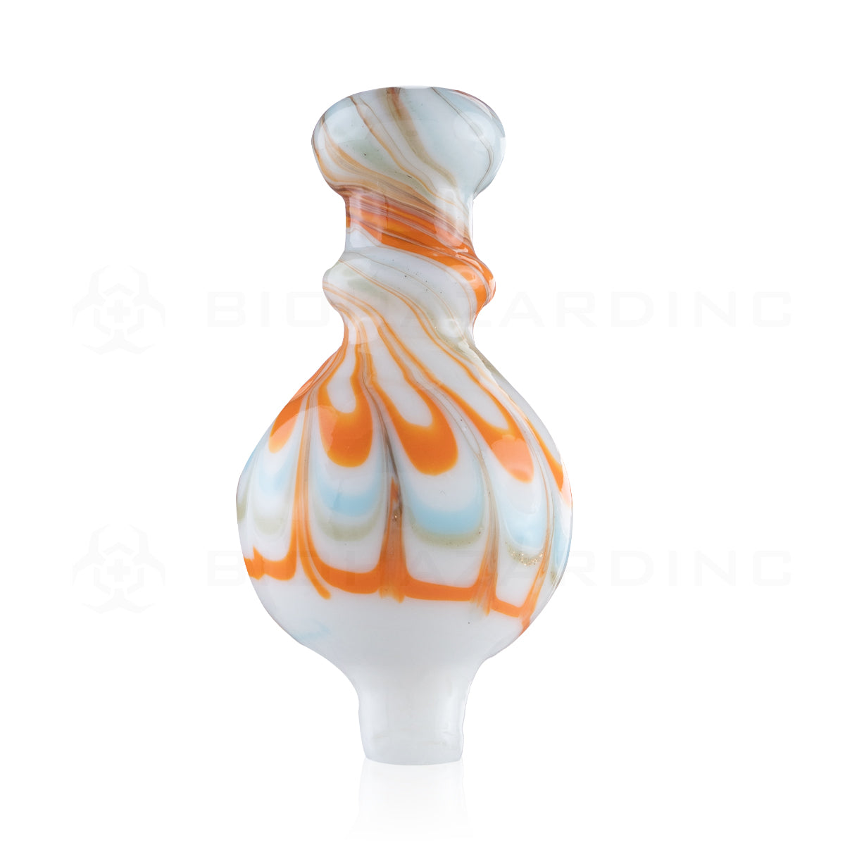 Carb Cap | Wrap & Raked - White Carb Cap Biohazard Inc