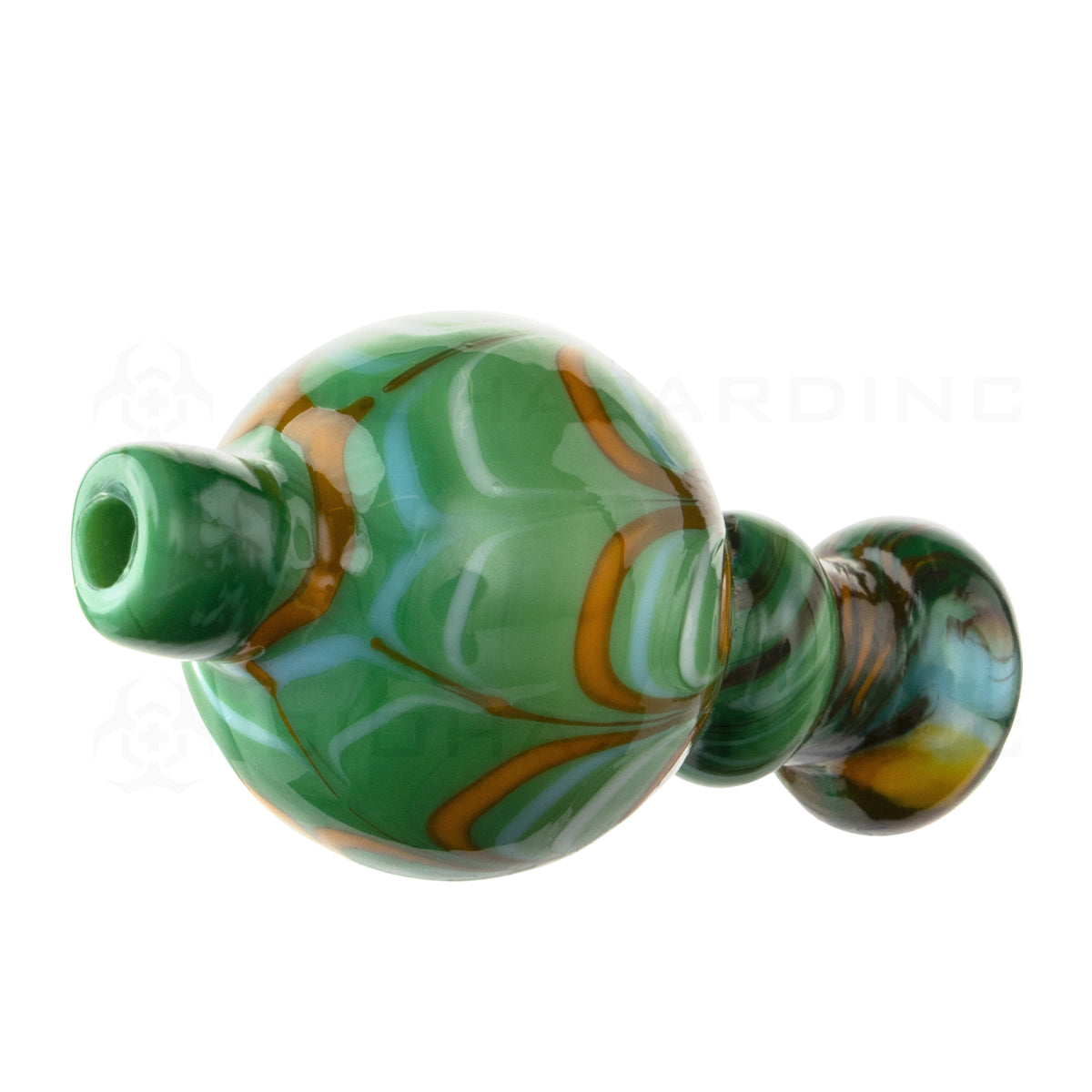 Carb Cap | Round Raked Bubble Carb Cap | Assorted Colors Carb Cap Biohazard Inc