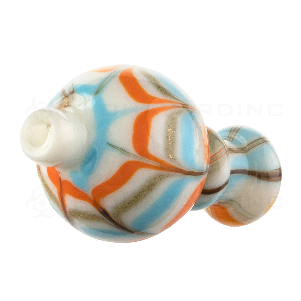 Carb Cap | Round Raked Bubble Carb Cap | Assorted Colors Carb Cap Biohazard Inc
