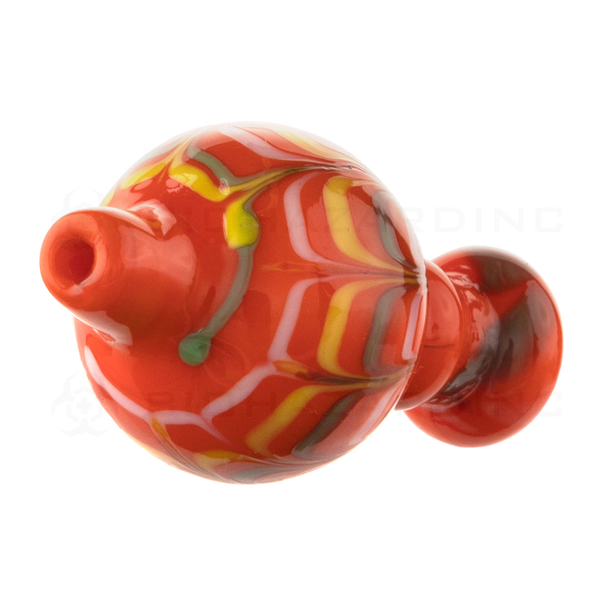 Carb Cap | Round Raked Bubble Carb Cap | Assorted Colors Carb Cap Biohazard Inc