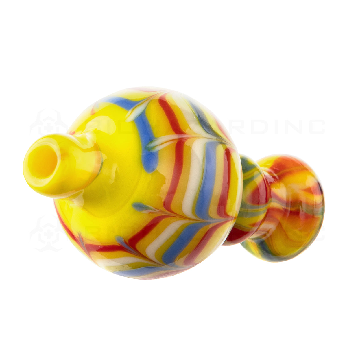 Carb Cap | Round Raked Bubble Carb Cap | Assorted Colors Carb Cap Biohazard Inc