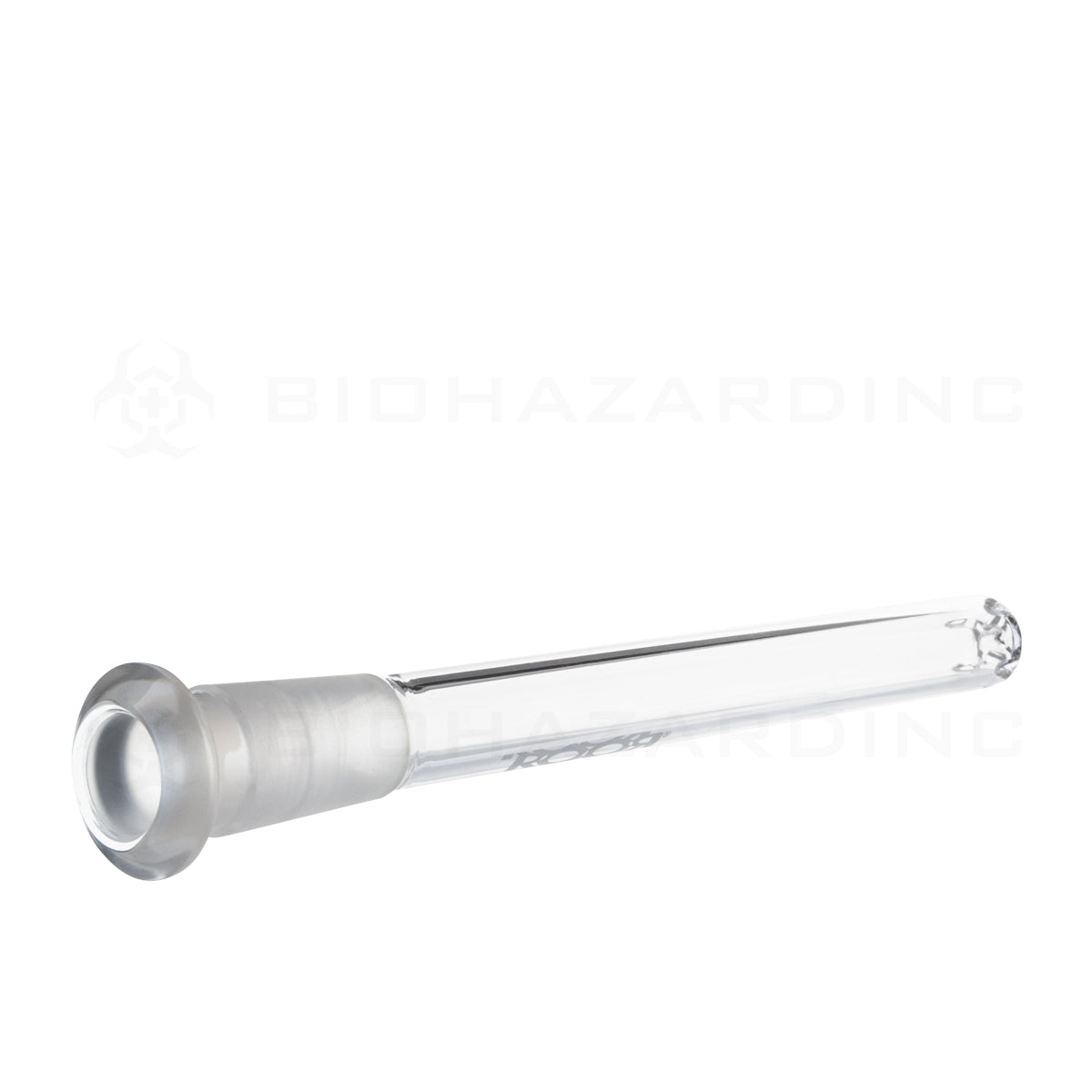 RooR® | Gridded Downstem - 19mm Joint / 14mm Bowl | Clear Downstem Biohazard Inc