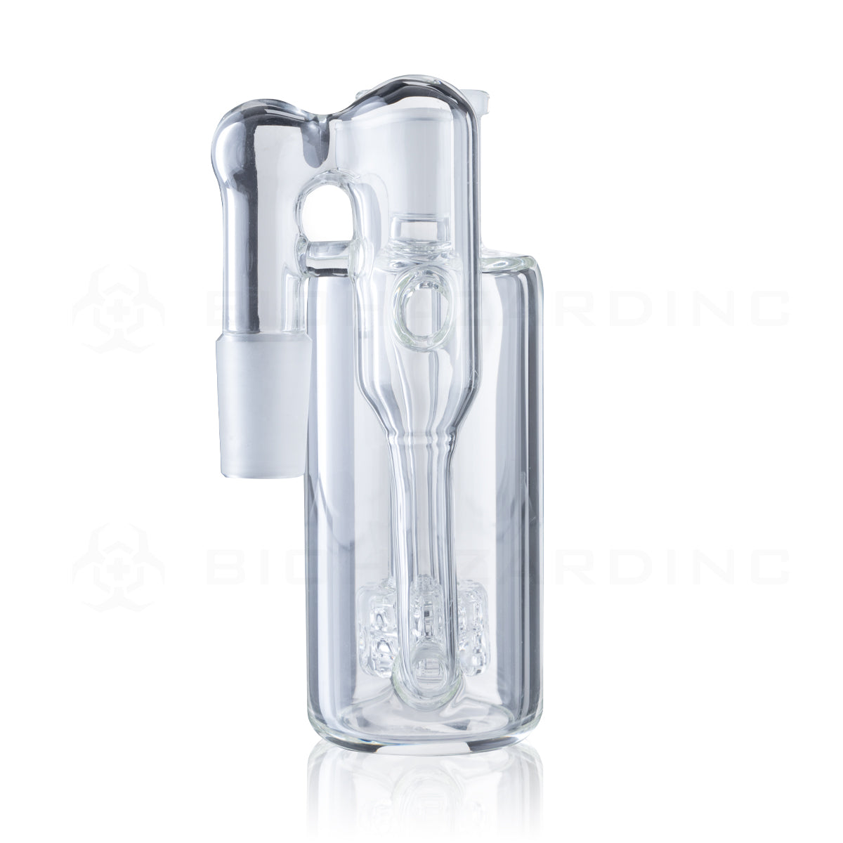 Ashcatcher | Showerhead Percolator | 5" - 19mm/19mm - 90° Ash Catcher Biohazard Inc