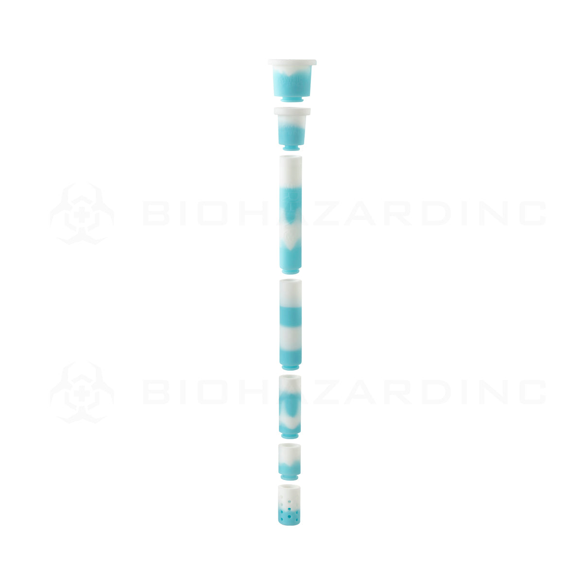 White Rhino | Glow-In-The-Dark Silicone Downstems | 35 Count Downstem Biohazard Inc